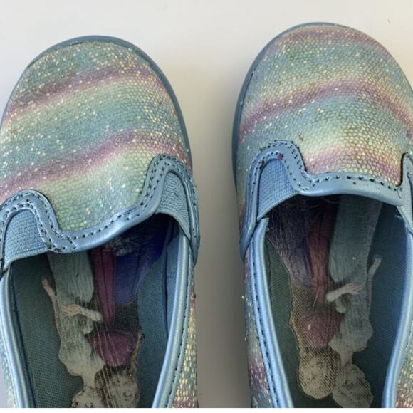 Disney Frozen Slip On Sparkle Shoes Size 7.5 - Picture 10 of 14